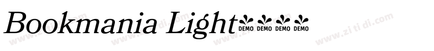 Bookmania Light字体转换